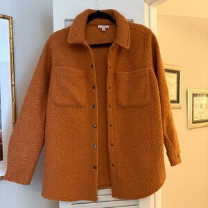 Como Vintage Shirt Jacket - Burnt Orange - Size M